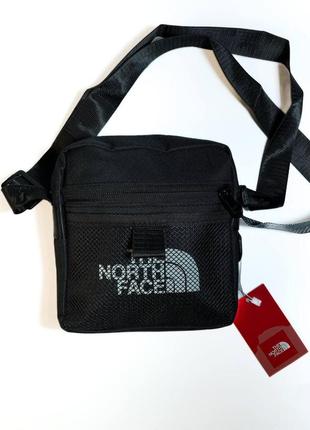 Сумка the north face черная, месенджер tnf норт фейс, барсетка the north face, сумка через плечо тнф