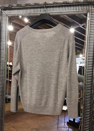 Серый шерстяной свитер от uniqlo3 фото