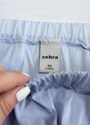 Трендова блузочка з опущеними плечами zebra xs4 фото