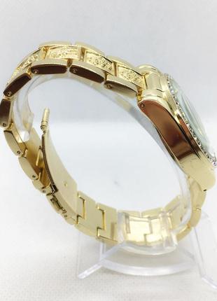 Часы женские наручные guess (гесс), золотистые ( код: ibw380y )3 фото