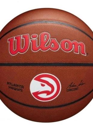 Мяч баскетбольный wilson wilson nba team alliance bskt atl hawks (размер 7)