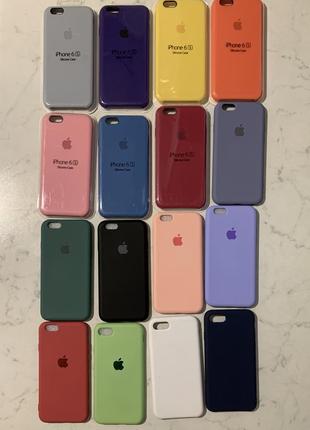 Силиконовый чехол apple silicone case на айфон {для iphone} 6s/6s /7/7 /8/8 /xs/xr4 фото