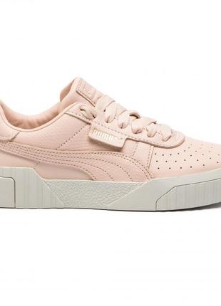 Кроссовки женские puma cali emboss, бежевые, пума кали эмбос, кросівки