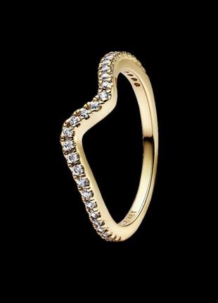 Серебряное кольцо   "блестящая волна" 162539c01