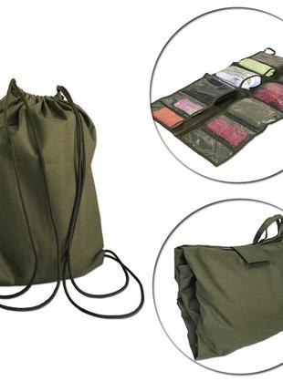 Органайзер для військових, складаний несесер на 12 секцій з сумкою в комплекті орпн-11 фото