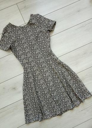 Платье трикотаж открытая спинка