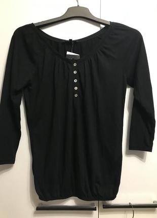 Лонгслив футболка на пуговках