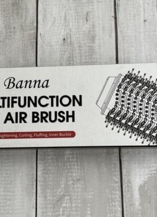 Щітка для обʼєму,укладки та випрямлення волосся dee banna ha-0633 фото