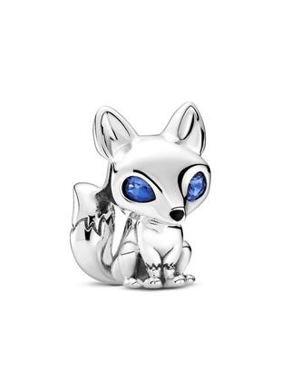Срібна намистина пандора  «лисиця з блакитними очима» 799096c01