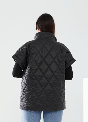 Женская стеганная жилетка, 42-60 р.6 фото