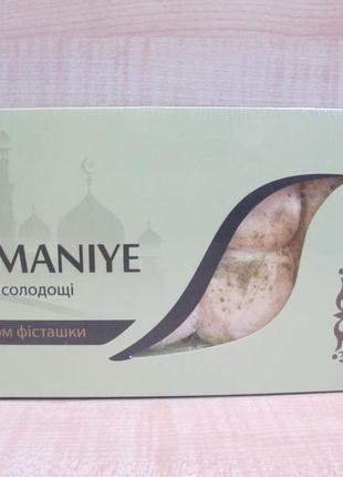 Турецькі солодощі pismaniye amanti з фісташкою, 210 г