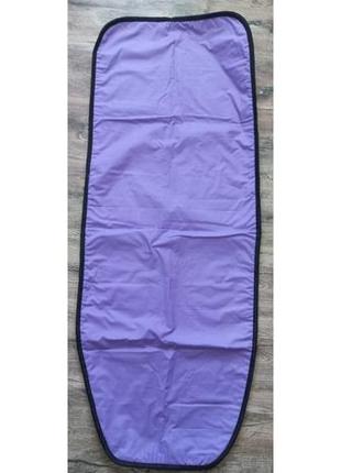 Чехол на гладильную доску (150×50) фиолетовый premium 100% хлопок