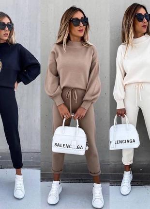 Женский костюм ангоровый. норма и полубатал