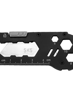Мультитул mancheng hardware pl-94 black туристический карманный складной нож ku-22