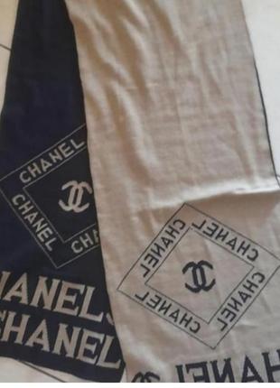 Шарф двусторонний, унисекс, chanel.винтаж