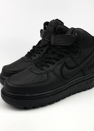 Мужские зимние кроссовки nike air force 1 goretex термоподкладка