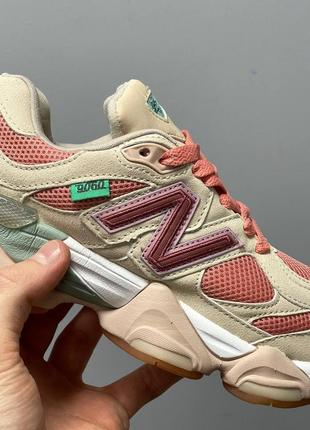 Кросівки new balance 9060 joe freshgoods inside voices penny cookie pink5 фото