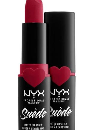 Nyx suede matte lipstick,spicy