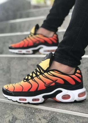 Кроссовки мужские nike air max tn plus ultra tiger, оранжевые, найк аир макс, кросівки