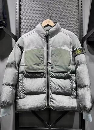 Куртка пуховик stone island зимняя новая3 фото