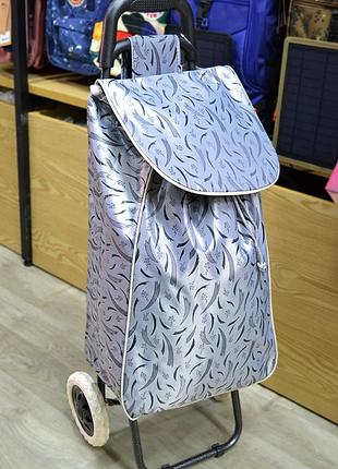 Сумка-тачка, візок для покупок, срібний, золотий,, синій, чорний, 2201