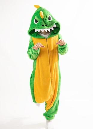 Пижама кигуруми дракон для мальчиков 110-134