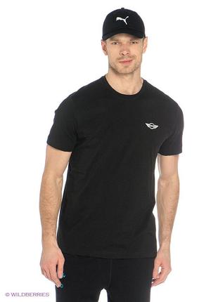 Нова чоловіча футболка puma mini wing logo tee 100% х/б3 фото