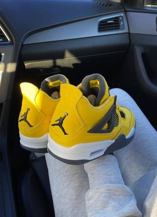 Кроссовки jordan 4 retro lightning7 фото