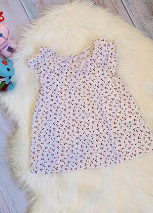 Легкая блузка h&m малышке 7-8 ле