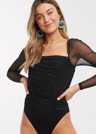 Боди с сеткой XS / 42