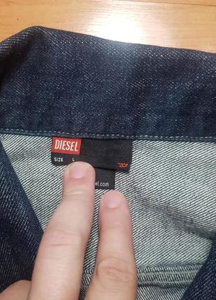 Джинсовка джинсовая куртка diesel3 фото