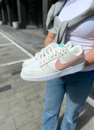 Кроссовки dunk low cream