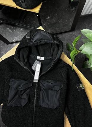 Худи шерпа куртка стон stone island