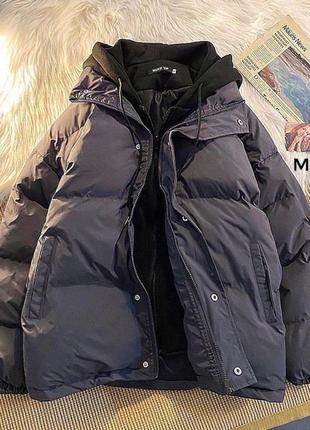 Куртка женская зимняя теплая с капишоном3 фото