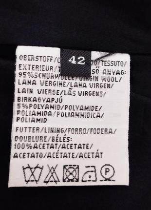 Удобная теплая хлопковая юбка в клетку известного немецкого бренда marc o'polo5 фото