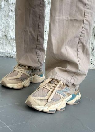 Кроссовки new balance 9060 beige