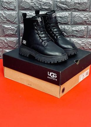 Черевики угг зимові високі ugg australia чорні класичні уггі4 фото