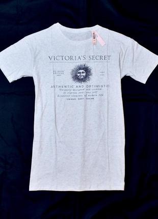 Бавовняна нічна сорочка, майка, домашнє плаття victoria's secret, вікторія сікрет