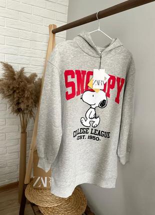 Платье туника zara snoopy 164 см