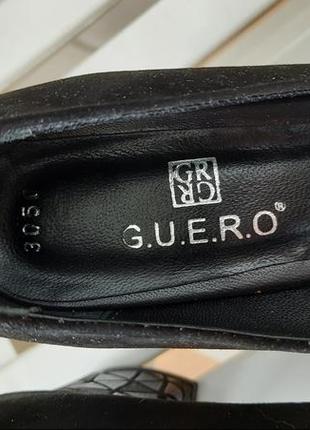 Новые туфли guero замша однотонные черные р.407 фото
