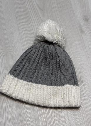 Зимова шапка для дівчинки або хлопчика 2-4 років