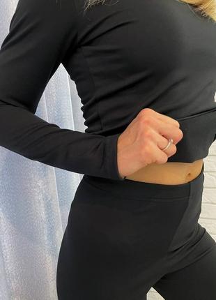 Женская термобелье комплект термо белья черный на флисе термокостюм термокомплект2 фото