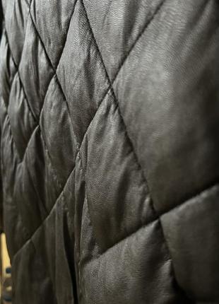 Куртка моко-металлик из эко-кожи6 фото