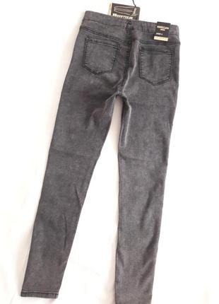 Джинсы легинсы regular denim black l4 фото