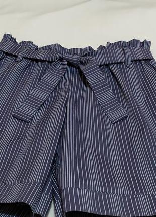 Котонові літні шортики з поясом