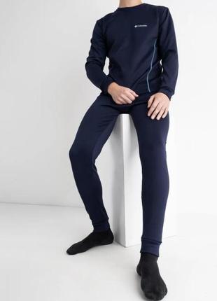 Термокомплект белья кофта + штаны columbia в темно синем цвете мужская