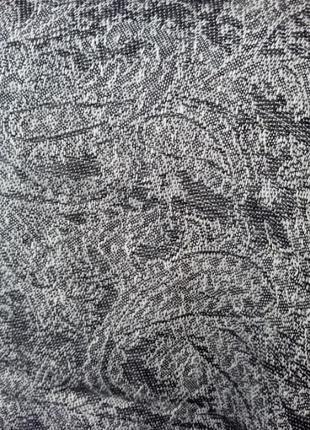 Женский палантин шарф пашмина вискоза шелк серого цвета2 фото