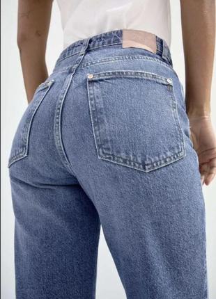 Жіночі джинси zara straight fit прямого крою/ 32 розмір4 фото