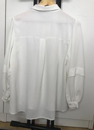 Блуза жіноча молочного кольору3 фото
