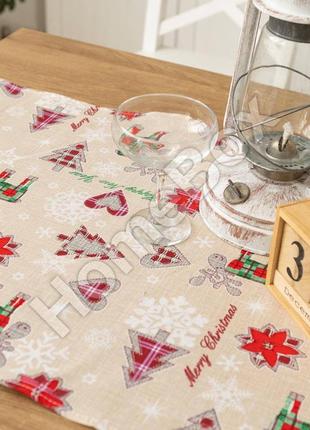 Новорічний ранер доріжка на стіл